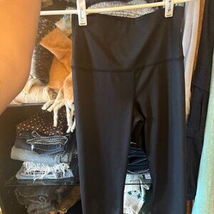 black faux leather leggings - 90 Degree by Reflex